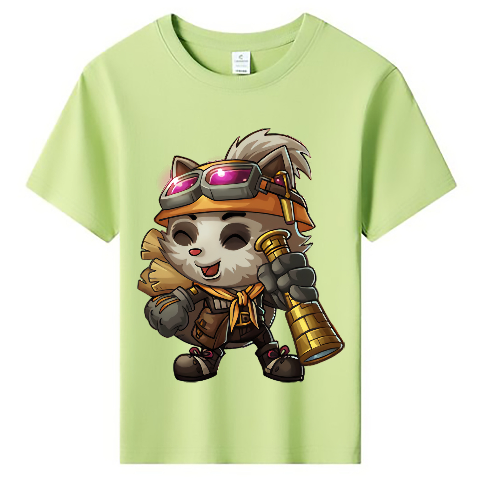 （画像用） リーグ・オブ・レジェンド League of Legends LOL 綿100％キッズTシャツ（フロントプリント）